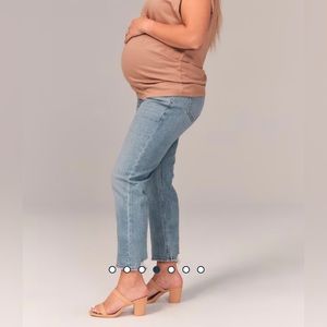 Abercrombie & Fitch Maternity Ankle Straight Jean